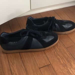 Navy sneakers